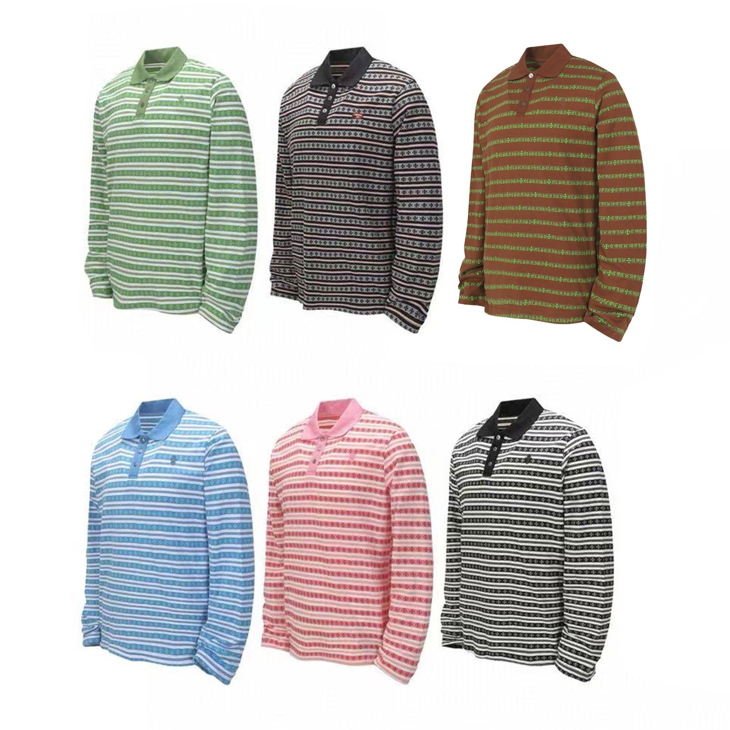 Chrome Hearts Polo Long-Sleeved Shirt