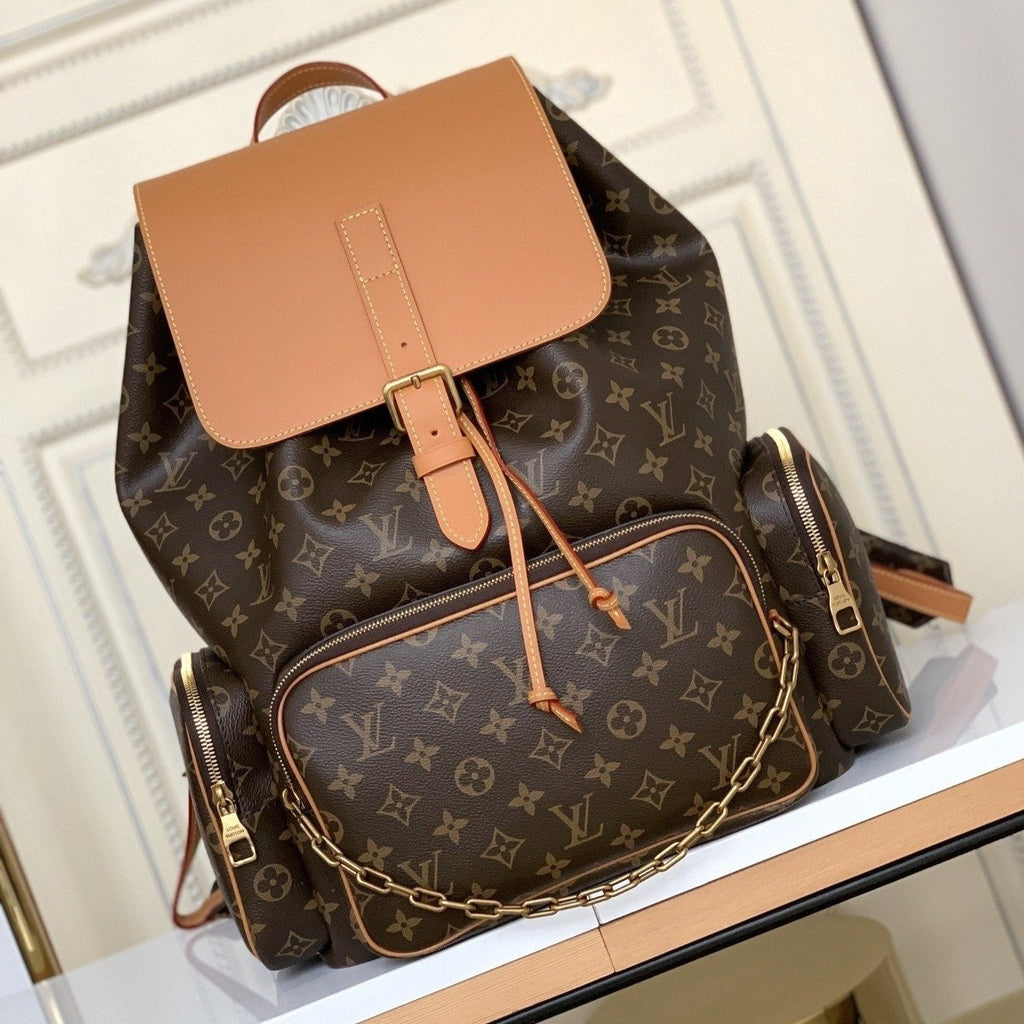 LOUIS VUITTON LV BACKPACK TRIO 45CM MONOGRAM CANVAS