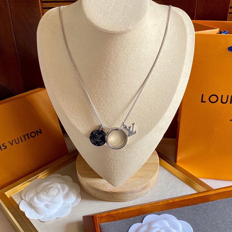 18K Louis Vuitton Monogram Charms Necklace