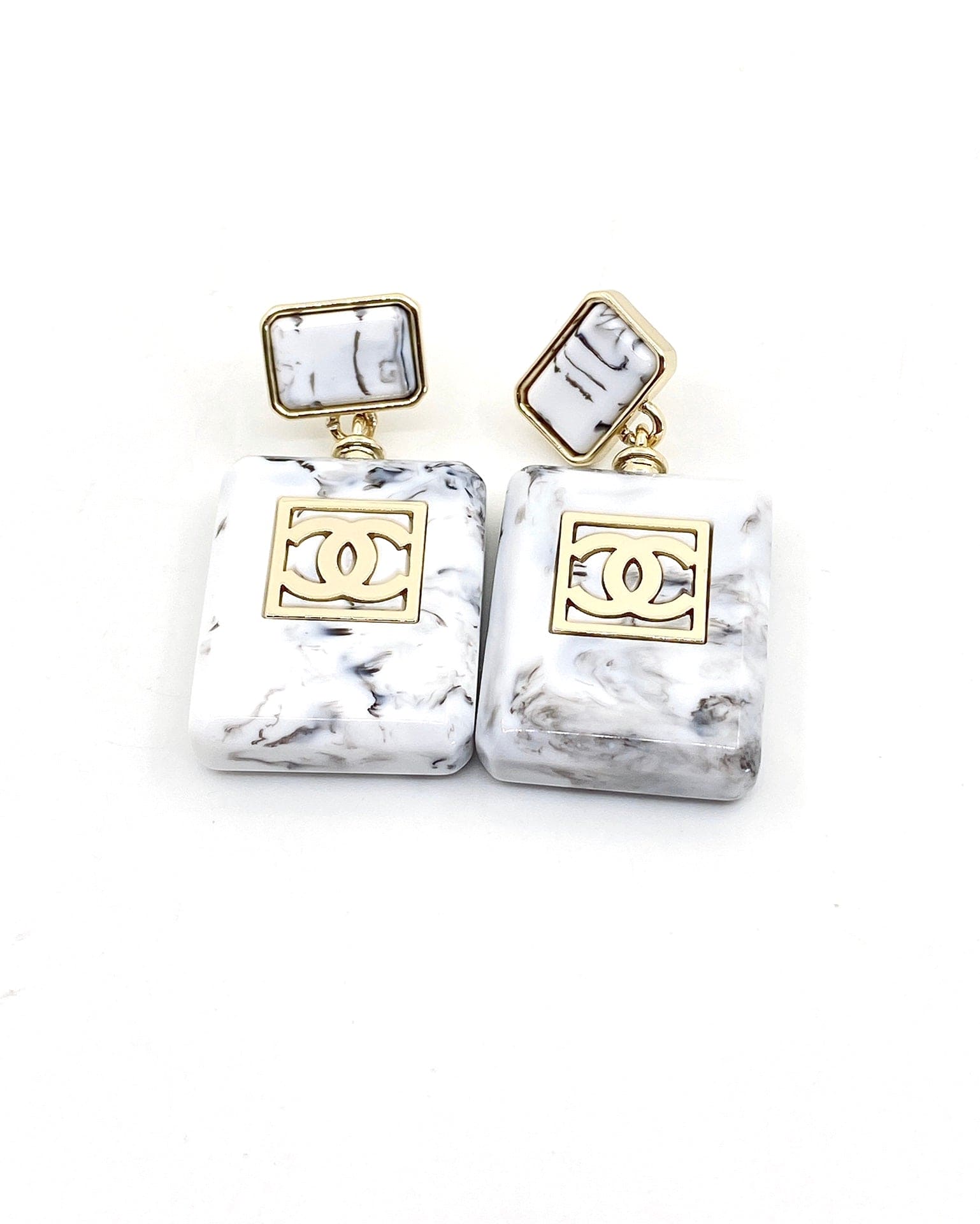 18K  Chanel Eternal No¡ã5 Earrings