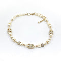 18K  Chanel Pearl Diamonds Necklace