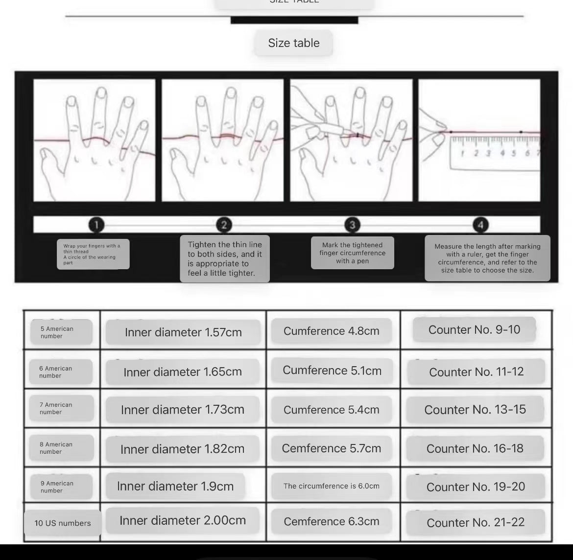 Chrome Hearts gold diamond endless ring
