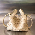 BOTTEGA VENETA SMALL 22 CASSETTE IN BEIGE LAMBSKIN