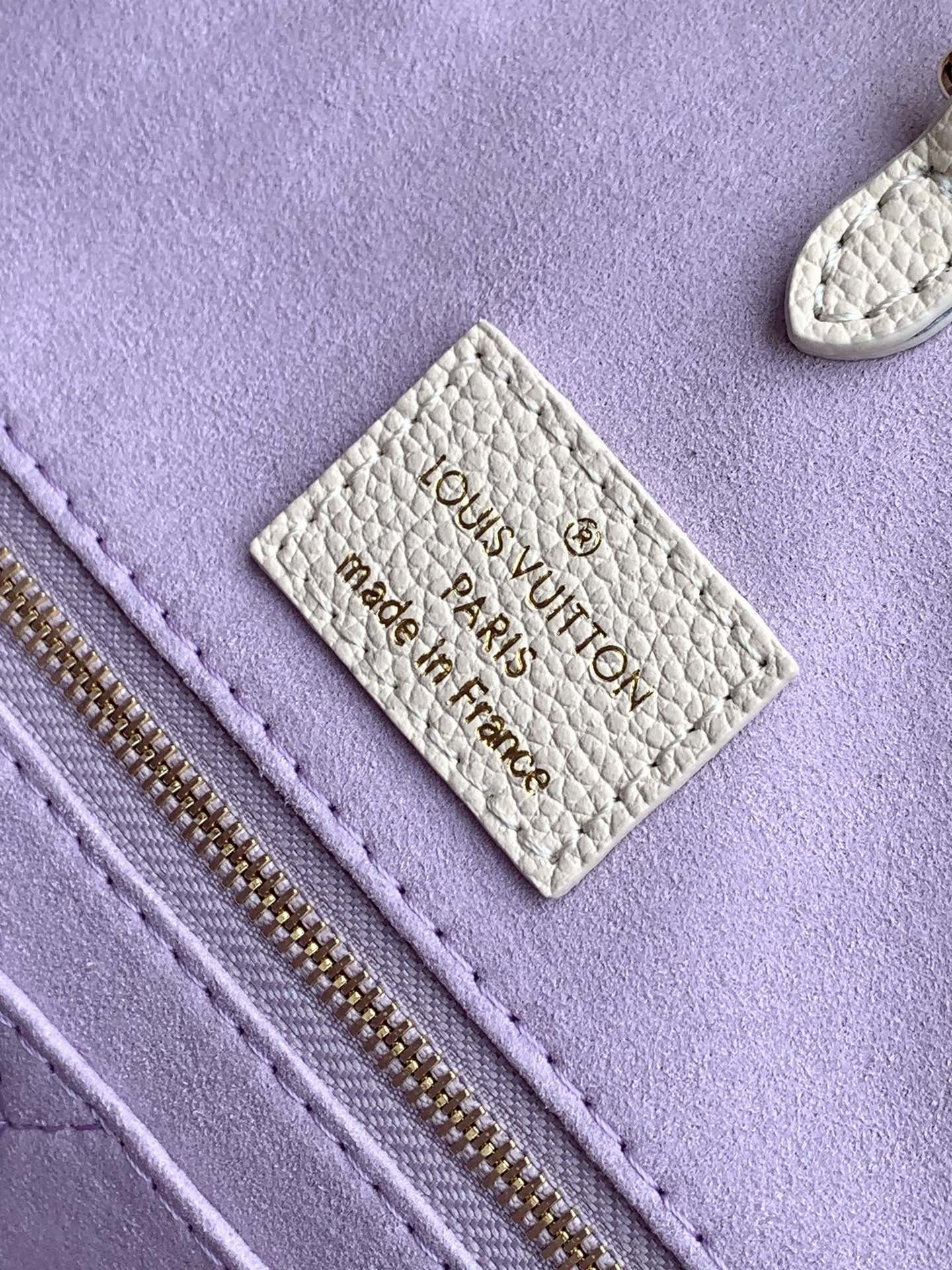 LOUIS VUITTON ONTHEGO MM 35CM CREAM PURPLE