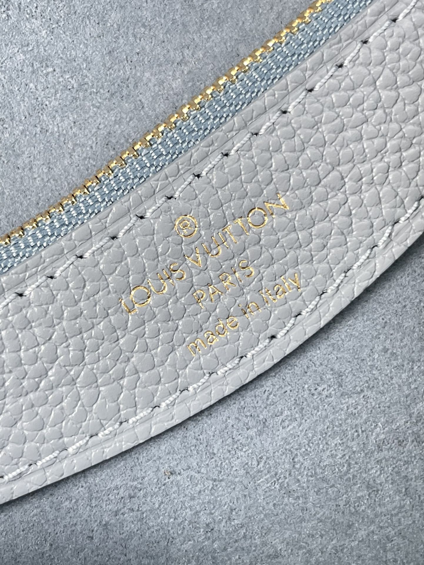 LOUIS VUITTON DIANE 23 IN BEAU BLUE MONOGRAM EMPREINTE LEATHER