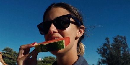 Ray-Ban Folding Wayfarer 4105 601 - As Seen On Irina Shayk & Elisabeth Moss