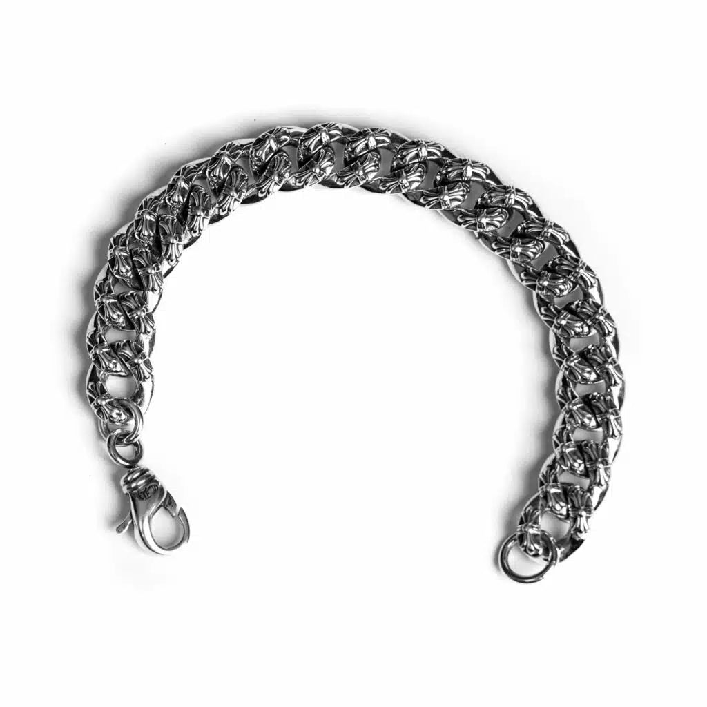 Chrome Hearts Babyfat Fancy Chain Clip Bracelet