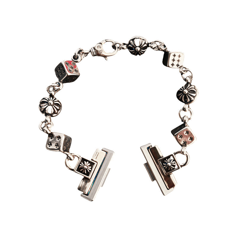 Chrome Hearts cross flower ball dice watch strap