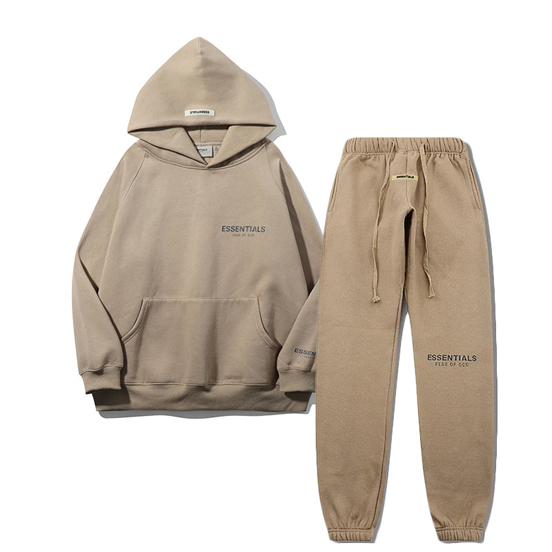 FW21 Reflective FontHoodie / Pants / Set - Khaki