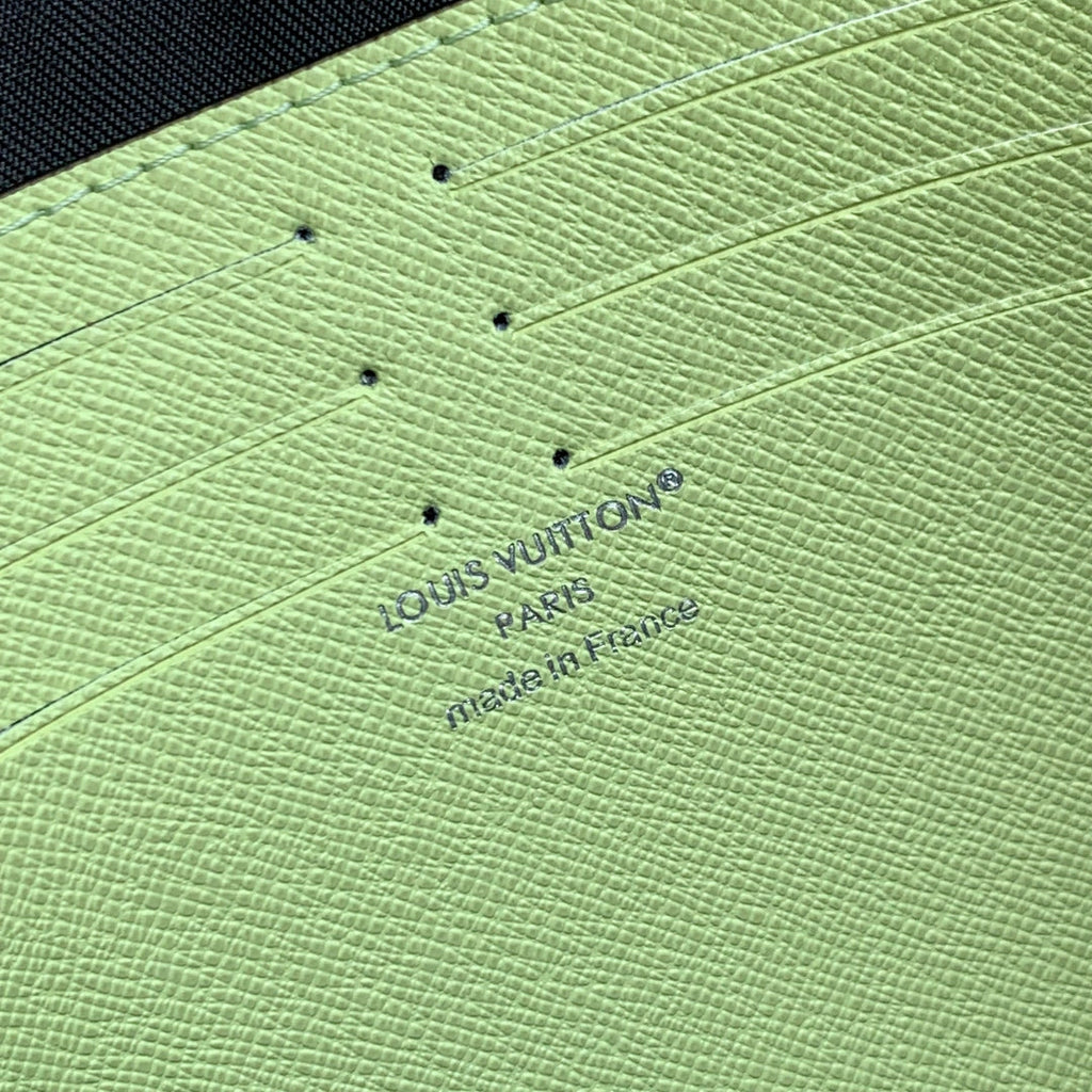 LOUIS VUITTON POCHETTE VOYAGE 26 IN LEMON YELLOW MONOGRAM ECLIPSE CALFSKIN