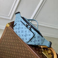 LOUIS VUITTON RUSH BUMBAG 30 IN SKY BLUE MONOGRAM SHADOW CALFSKIN