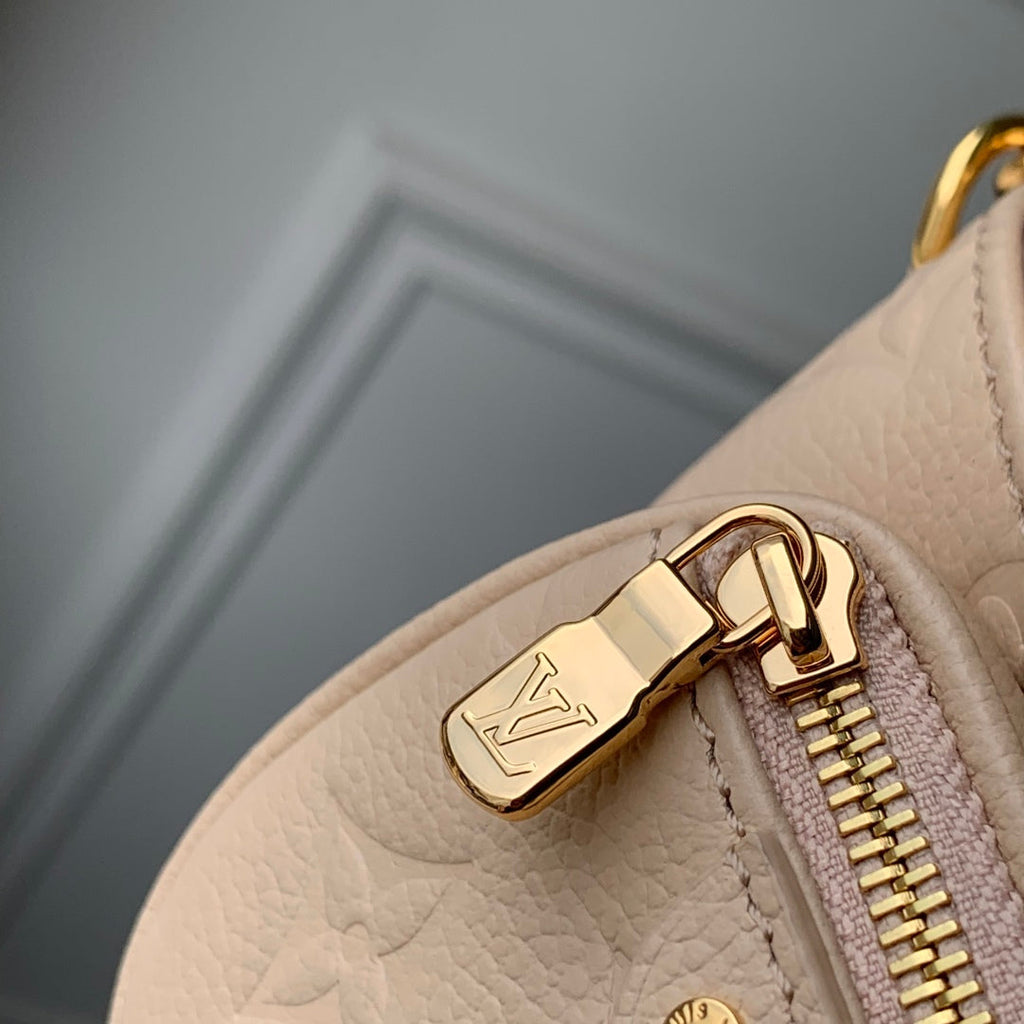 LOUIS VUITTON MINI BUMBAG 17 IN NUDE PINK EMBOSSED MONOGRAM EMPREINTE CALFSKIN