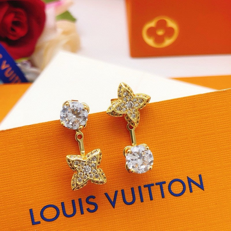 18K Louis Vuitton Blossom Monogram Earrings