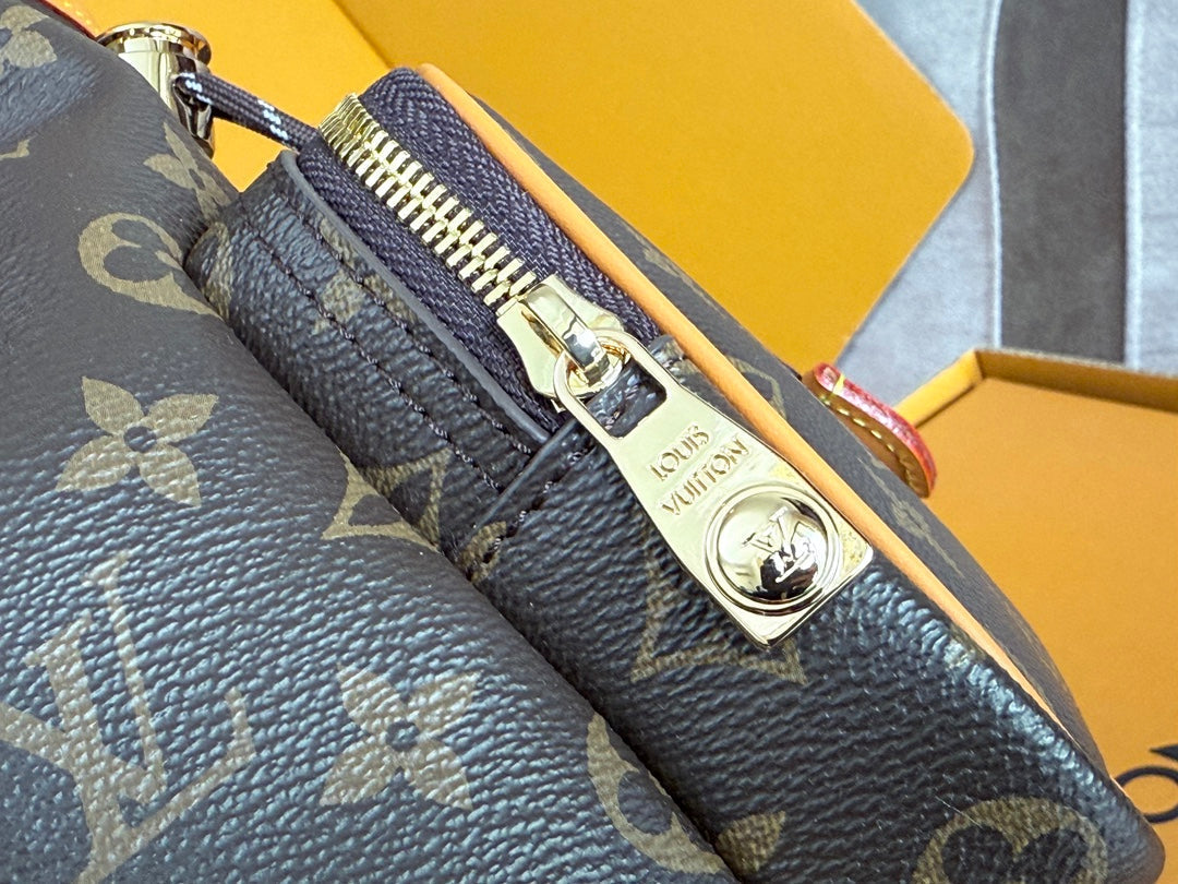 LOUIS VUITTON LV 25S NOÉ CARGO 24 IN BROWN MONOGRAM CANVAS GOLD HARDWARE