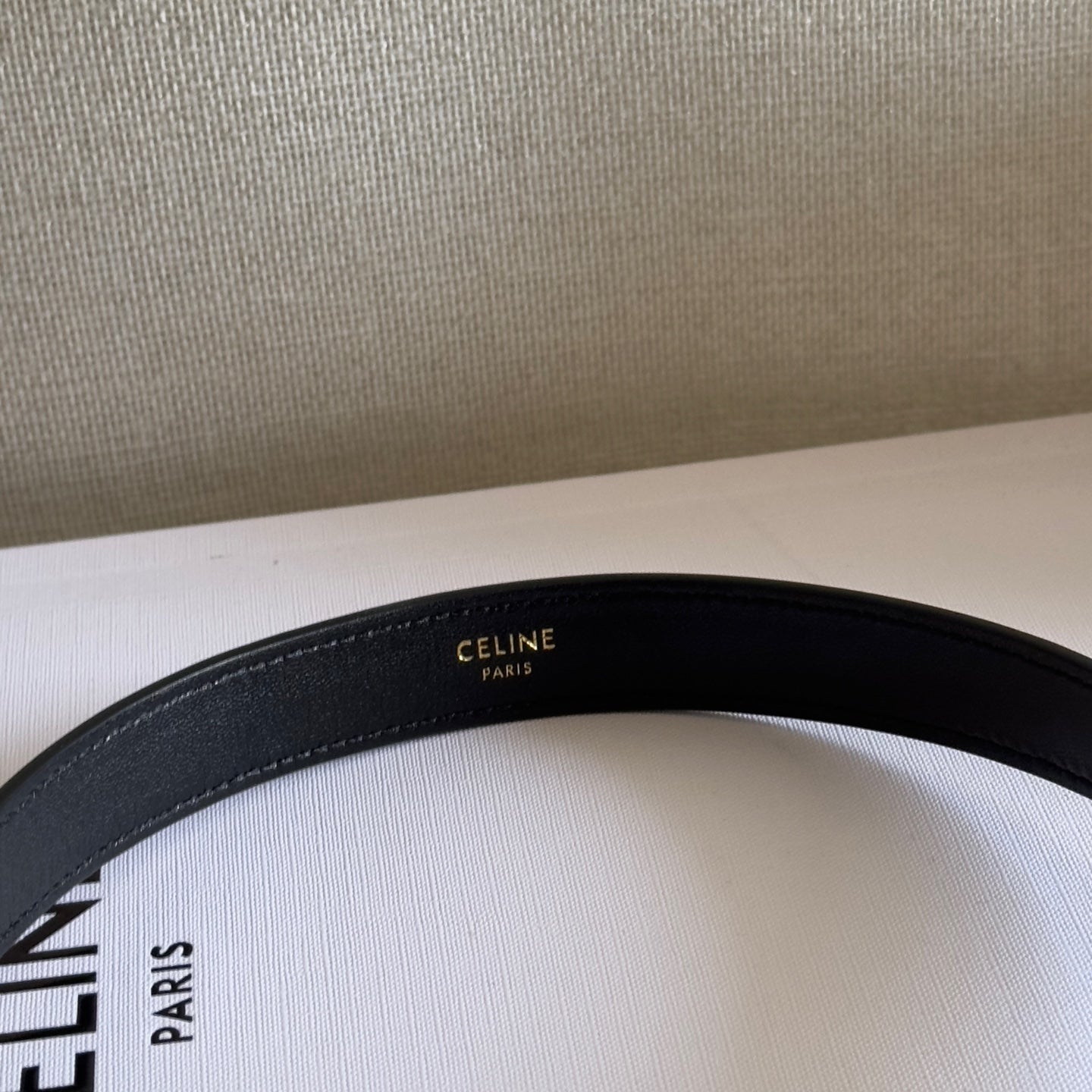 CELINE TEEN GARANCE BAG 18 IN BLACK PATENT CALFSKIN