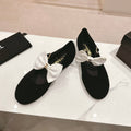 CHANEL MARY JANE SHOES BLACK CALFSKIN