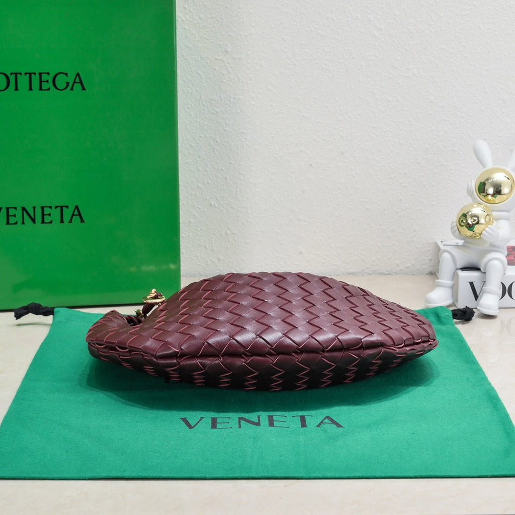 BOTTEGA VENETA SARDINE 33 WITH CHAIN IN BAROLO LAMBSKIN