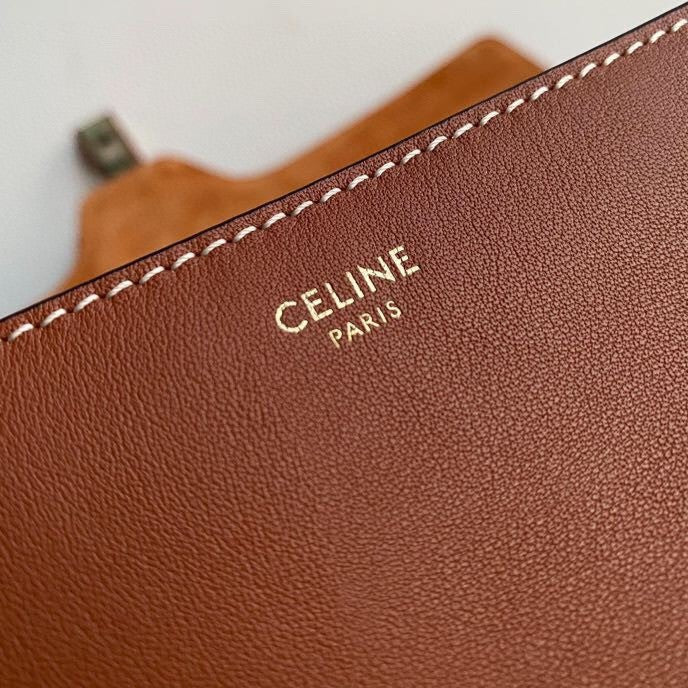 CELINE SOFT BAG 32 SMOOTH CALFSKIN TAN