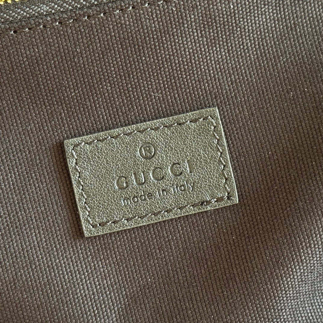 GUCCI 26S PADLOCK BAG 26 IN BLACK EMBOSSED CALFSKIN