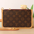 LOUIS VUITTON LV 25S SMALL CARRYALL BAG IN BROWN MONOGRAM CALFSKIN