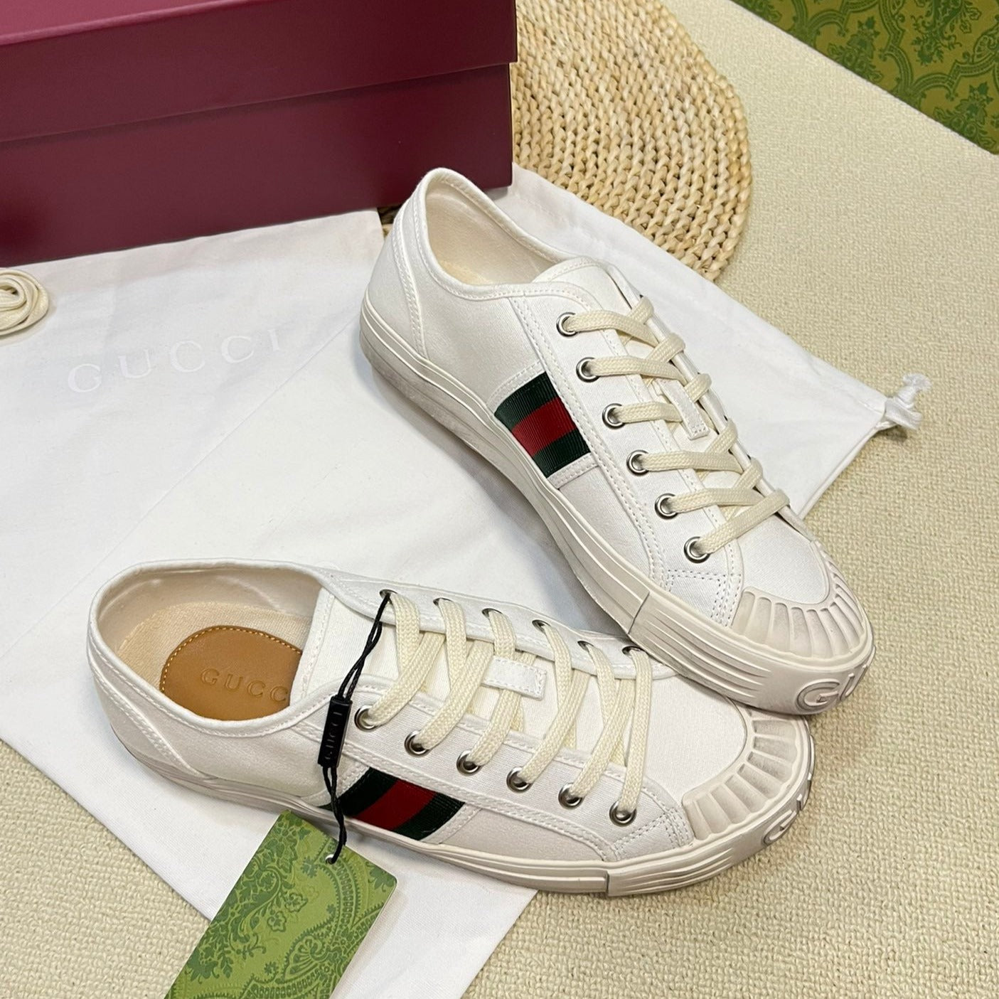 GUCCI Sneaker Julio Canvas  Sneakers White