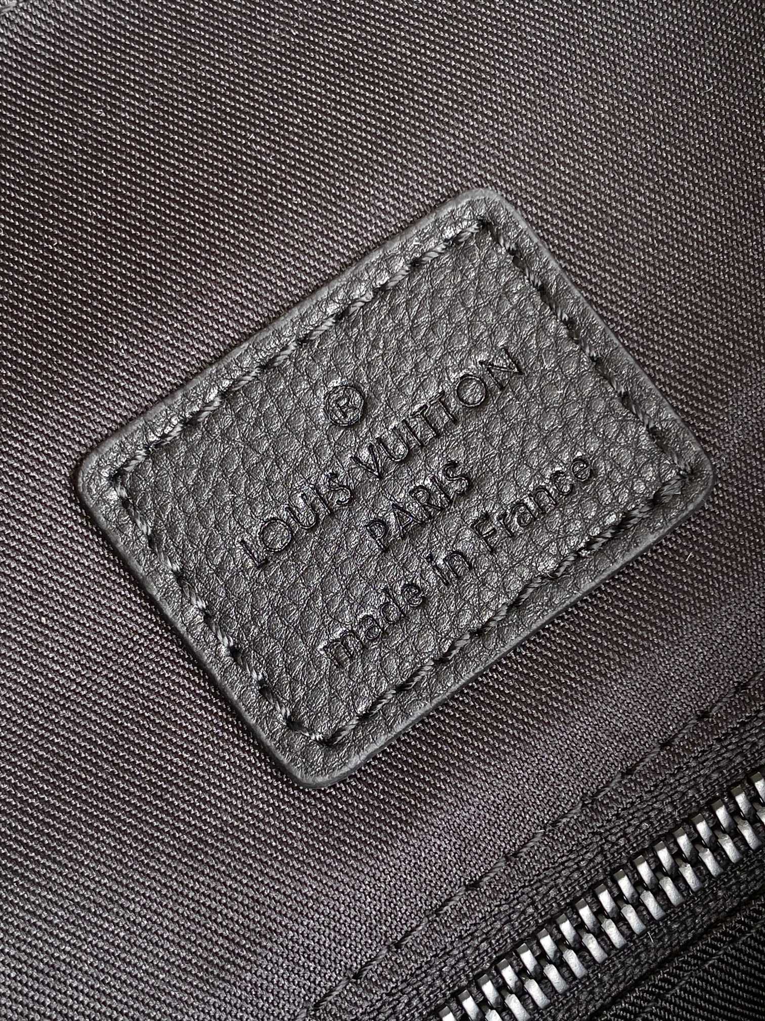 LOUIS VUITTON LV 25S CHRISTOPHER BACKPACK 47 IN DAMOFLAGE BLACK CALFSKIN