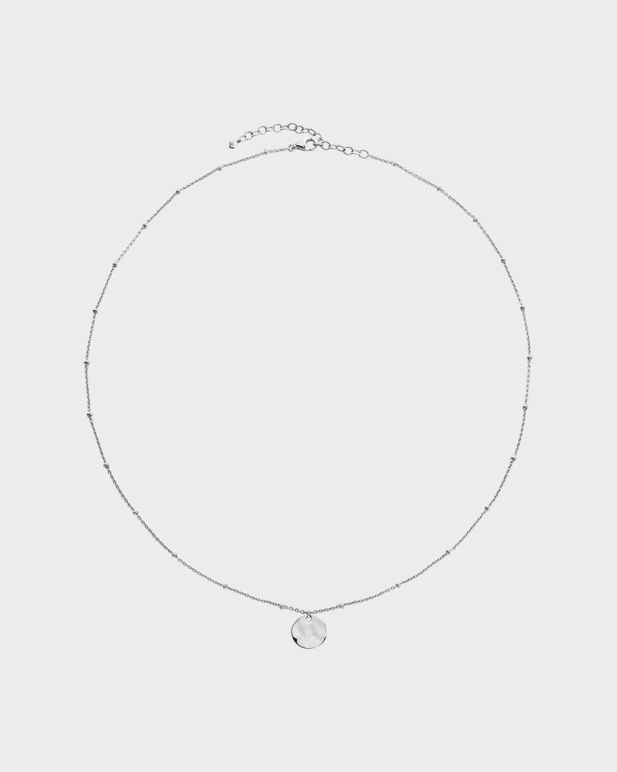 MONICA VINADER Siren Muse Disc 18ct Yellow Gold Vermeil Necklace(Silver)