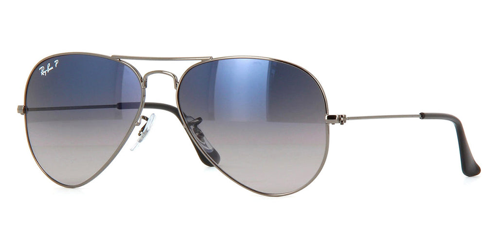 Ray-Ban Aviator 3025 004/78 Polarised Grey/Blue Gradient - As Seen On Tom Cruise & Riz Ahmed