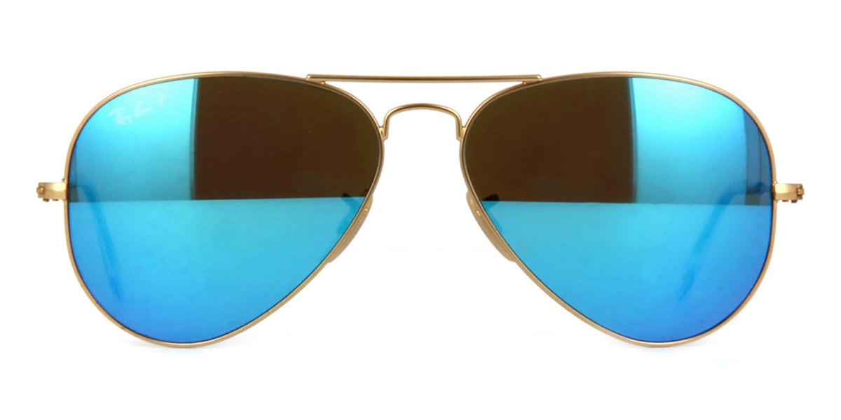 Ray-Ban Aviator 3025 112/4L Polarised Blue Mirror - As Seen On Jennifer Lopez & Johnny Hallyday