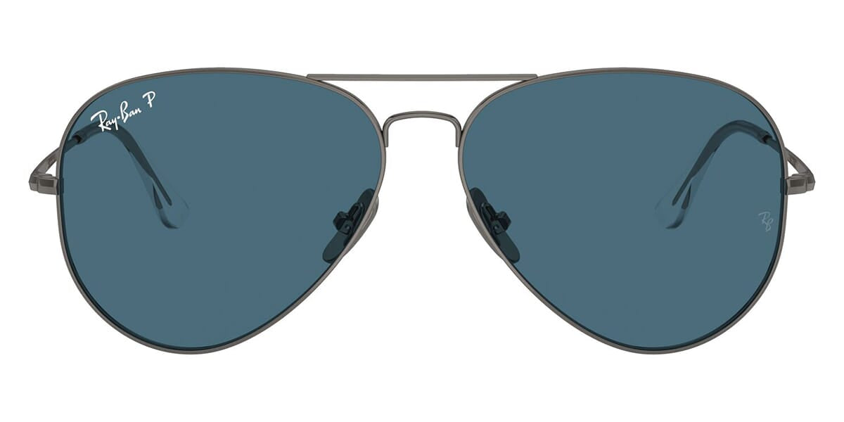 Ray-Ban Aviator Titanium RB 8089 165/S2 Polarised - As Seen On Jean-Claude Van Damme