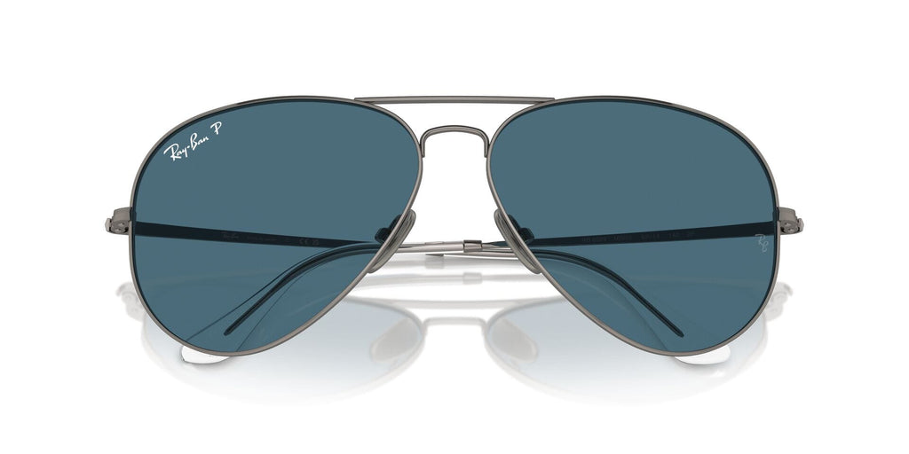 Ray-Ban Aviator Titanium RB 8089 165/S2 Polarised - As Seen On Jean-Claude Van Damme