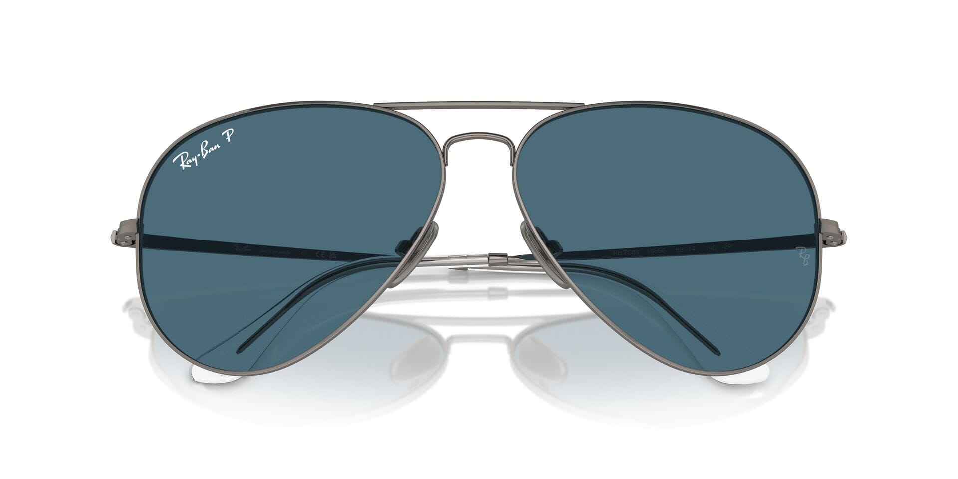 Ray-Ban Aviator Titanium RB 8089 165/S2 Polarised - As Seen On Jean-Claude Van Damme