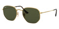 Ray-Ban Hexagonal RB 3548N 001/58 Polarised - As Seen On Taehyung & Montana Brown