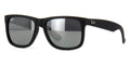 Ray-Ban Justin 4165 Black/Silver Mirror 622/6G - As Seen On KJ Apa & Dilraba Dilmurat