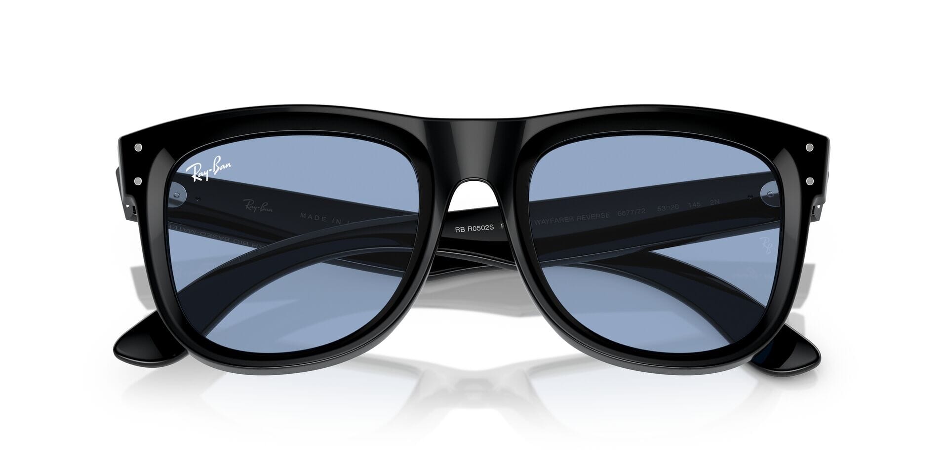Ray-Ban Wayfarer Reverse RB R0502S 6677/72 - As Seen on Glen Powell & Carlos Sainz